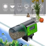 Podazz Distributeur Automatique de Nourriture pour Aquarium résistant à l'humidité Vert Clair