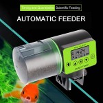 Putybudy Mangeoire Automatique pour Aquarium Synchronisation Intelligente Mangeoire Intelligente Automatique Mangeoire pour Poissons d'aquarium de Grande Capacité- Forme Ronde
