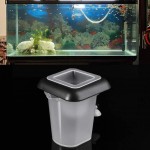 qintaiourty Distributeur de poisson pour aquarium avec ventouse conique