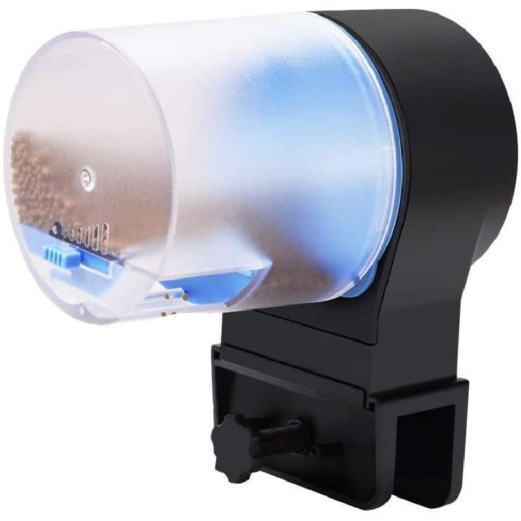 VOLORE Aquarium Distributeur Automatique de Nourriture pour Poissons pour Poissons avec écran LCD Affichage LCD et réglage du Temps de Puissance,pour Aquarium