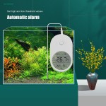 01 02 015 Thermomètre numérique à LED pour Aquarium Alarme Automatique Portable Multifonctionnel Haute précision Facile à Lire thermomètre numérique pour Aquarium pour Mesure