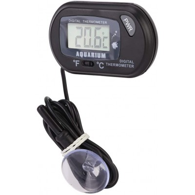 01 Thermomètre numérique léger thermomètre de température d'aquarium Exquis thermomètre d'eau pour Aquarium étanche et Durable pour l'aquarium
