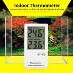 A sixx Thermomètre d'aquarium thermomètre à Eau Blanche Fahrenheit et Celsius pour mesurer la température intérieure mesurer la température de l'aquarium