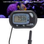 Atyhao Thermomètre d'aquarium thermomètre numérique pour Aquarium avec écran LCD et Ventouse Mesure de la température Outil de Mesure de la température de la Machine