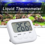 BHDK Thermomètre à Eau Large Gamme de thermomètres pour Aquariums Taille Mini précise pour la Mesure