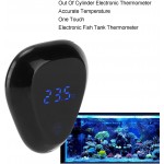 DONN Thermomètre pour Aquarium thermomètre d'aquarium Longue durée en ABS Facile à Utiliser avec Affichage à LED pour Aquarium pour Poissons et Reptiles