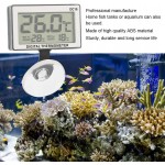 Faceuer Thermomètre Professionnel thermomètre Submersible Compteur de température d'aquarium à Ventouse avec Mini Alarme pour Aquariums d'aquarium