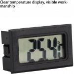 Goshyda Thermomètre numérique pour Aquarium thermomètre sans Fil pour Reptiles à Affichage LED Mesure du thermomètre pour Aquarium pour la température et l'humidité