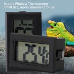 Jacksing Thermomètre pour Reptiles avec Affichage à LED thermomètre sans Fil pour Reptiles léger et Portable Pratique à Utiliser de Petite Taille pour Les Aquariums pour Les Aquariums
