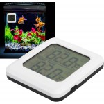 Liyes Jauge de température de réservoir de Poissons thermomètre d'aquarium précis à LED Double Affichage Grand écran Domestique pour thermomètre de réservoir deThermomètre à Double Affichage