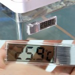 Mesure numérique de la température de thermomètre électronique de cristal de l'affichage à cristaux liquides 3D pour l'aquarium de réservoir de poissons