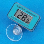 Okuyonic Thermomètre d'aquarium opération Simple Conception Simple Surveillance compacte en Temps réel écran LCD étanche Compteur de température de l'eau pour Aquarium