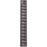 perfk Thermomètre à Température Numérique à Coller Traditionnel Degré Celsius Ensemble de