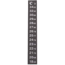 perfk Thermomètre à Température Numérique à Coller Traditionnel Degré Celsius Ensemble de
