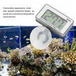 Petyoung Thermomètre d'aquarium numérique LCD Thermohygromètre électronique étanche Super ventouse Convient pour les tortues d'intérieur et d'extérieur