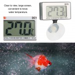 Petyoung Thermomètre d'aquarium numérique LCD Thermohygromètre électronique étanche Super ventouse Convient pour les tortues d'intérieur et d'extérieur