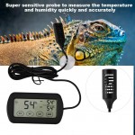 Sheens Thermomètre Hygromètre Moniteur Jauge réservoir de Reptiles Amphibiens Thermomètre Hygromètre avec sondes à Distance Incubateur à Oeufs Température Max. Humidité Affichage LCD Numérique