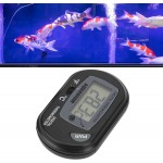 Thermomètre d'eau d'aquarium jauge de température étanche LCD C° F° Thermomètre d'aquarium numérique avec sonde pour réfrigérateurs pour aquariums