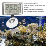 Thermomètre Étanche Pour Aquarium Lcd Thermomètre Numérique Pour Aquarium Dc16 Avec Ventouse Submersible Fish Tanks Mini Alarme Température Mètre