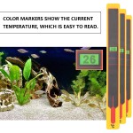 XINL Bande de thermomètre d'aquarium Autocollants Pratiques de thermomètre d'aquarium pour la Plupart des Gens pour Les Aquariumsthermomètre