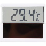YongliJc Thermomètre thermomètre numérique pour Aquarium thermomètre numérique LCD pour Aquarium Test de température de l'eau de Terrarium Solaire