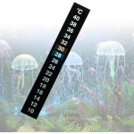 Yushu Thermomètre d'aquarium numérique 1Pc Autocollant de température Thermomètre Infrarouge Autocollant Thermomètre à Patch changeant de Couleur pour Aquarium