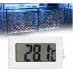 Zerodis Thermomètre D'aquarium Mini Thermomètre Numérique Jauge de Température D'aquarium avec Sonde pour Reptile Marin D'aquarium D'aquarium