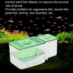 Asixxsix Boîte d'élevage incubateur d'aquarium Pratique en Plastique sûr Maison pour éleveur de Poissons