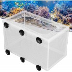Entatial Boîte de réservoirs d'élevage de Poissons boîte d'élevage de Poissons d'aquarium en Plastique avec Ventouse pour Petits PoissonsGrand