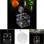 Incubateur d'écloserie d'aquarium boîte d'isolation de Poisson respectueux de l'environnement pour Les Poissons de bébé pour Les crevettes10CM*10CM*10CM