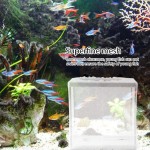 YOUTHINK Écloserie Filet de Séparation Multifonctionnel Isolement Maille Boîte Élevage de Poissons Net Aquarium Fish Tank Incubateur Éleveur