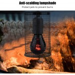 Couvercle de lampe anti-brûlure protection efficace résistante à l'usure des animaux de compagnie Couvercle de lampe pour la lumière chauffante Exquis facile à accrocher pour la protection