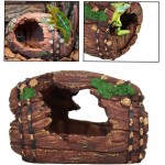 Grotte de Peau,Simulation l¨¦zard Scorpion Reptile Box Paysage r¨¦sine r¨¦sine Reptile Hide Cave Hide Cave pour Reptiles