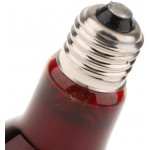 F Fityle E27 Ampoule Terrarium Lampe de Reptile pour Animaux de Compagnie Rouge 60W