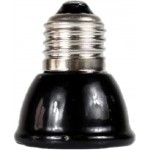 perfk Mini Ampoule Terrarium Reptile E27 Lampe Infrarouge en Céramique Chauffante pour Lézard Tortue Noir 80w