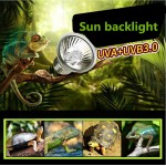 POPETPOP Lot de 3 ampoules UV 75 W UVB + uva3.0 Lampe de poche Tortue Basking UV Lampe de chauffage Reptil Ampoule de lumière solaire