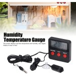 Capteur de température d'humidité hygromètre thermomètre portable électronique pour animal de compagnie pour reptile