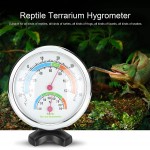 Eosnow Thermomètre de Terrarium pour Reptiles hygromètre à Double jauge thermomètre de Terrarium pour Reptiles Transparent pour Maison pour Tortues Grenouilles lézards Serpents pour Terrarium