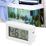 Humidimètre thermomètre robuste pour reptiles pour animaux de compagnie à usage professionnel blanche