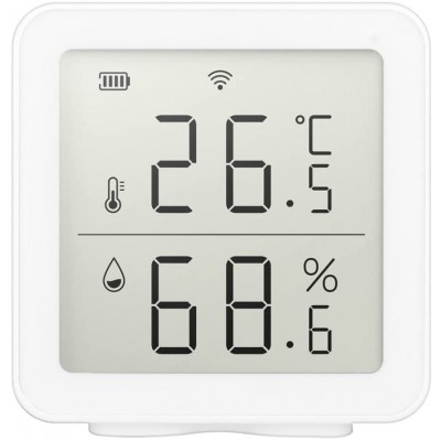 Hygromètre Thermomètre WiFi Mètre d'humidité avec alerte Température numérique sans fil pour Home Bureau Air Comfort Thermo Hygromètre