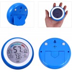MILISTEN Mini Petits Compteurs D'humidité de Température Électroniques Numériques Jauge Thermomètre Intérieur Hygromètre Écran LCD pour Serre à La Maison Bleu