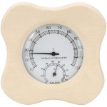 NCONCO Thermomètre hygromètre 2 en 1 en bois pour la vérification de l'humidité et de la température