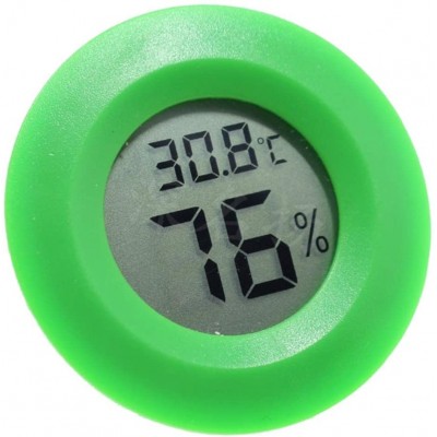 perfk Hygromètre D'humidité De Thermomètre De Digital pour des Vivariums De Réservoir De Reptile Vert 45,2 cm