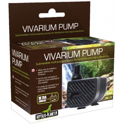 REPTILES PLANET Pompe pour cascade terrarium Reptiles Vivarium Pump 4 W 280 L H