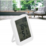 ROMACK Thermomètre numérique hygromètre testeur d'humidité de la température enregistre automatiquement pour la Serre d'entrepôt et d'autres endroits.