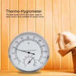 ROSEBEAR Thermomètre d'intérieur 2 en 1 en acier inoxydable pour sauna