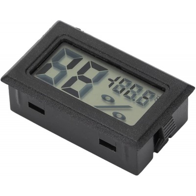 SHYEKYO Mini thermomètre hygromètre thermomètre hygromètre numérique Facile à Utiliser avec Un Fonctionnement Stable pour la Serre à la Maison