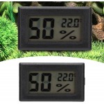 SHYEKYO Thermomètre hygromètre numérique Mini thermomètre hygromètre Multifonction Facile à Utiliser pour la Serre de la Maison