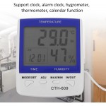 SHYEKYO Thermomètre numérique hygromètre thermomètre Multifonction Mural pour Serre pour Pharmacie