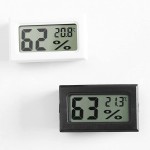 skrskr Mini indicateur électrique de température et d'humidité Affichage numérique intégrable hygromètre sans Fil pour Reptiles d'intérieur extérieur pour Animaux de Compagnie